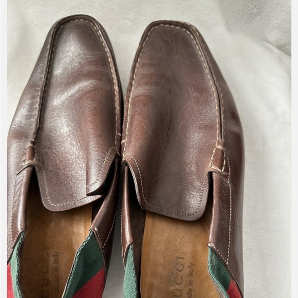 Authentic Gucci black leather shoes Size 8 - Picture 4 of 10